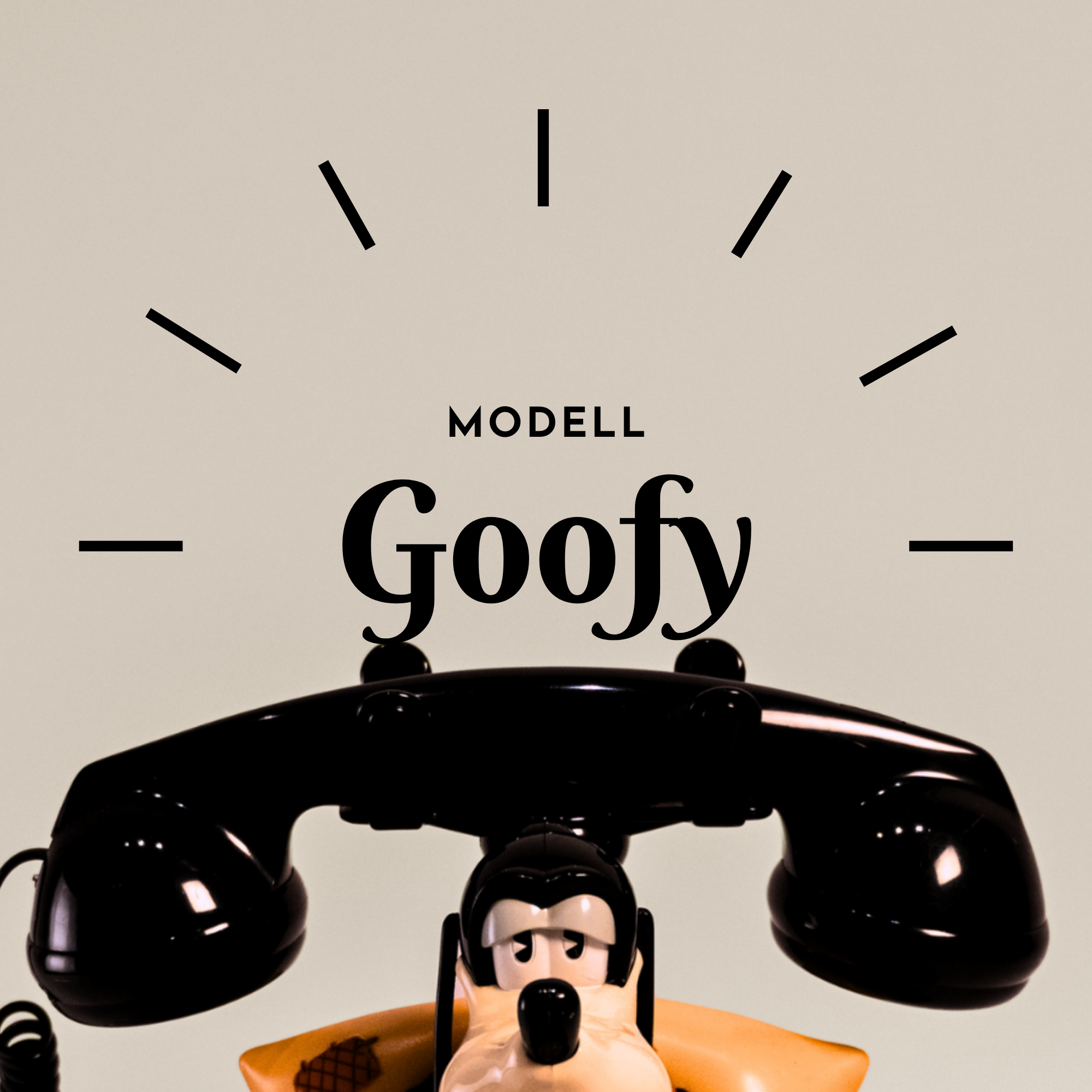 Vintage-Telefon Goofy, Ansicht 3